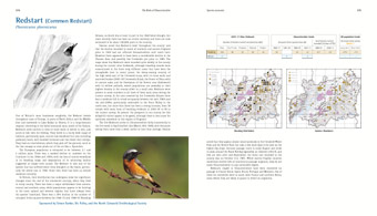 Redstart pages from 'The Birds of Gloucestershire'